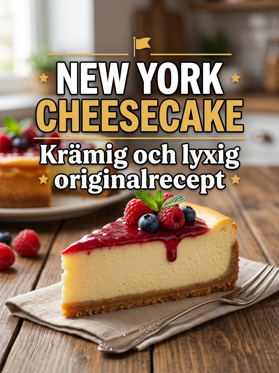 New York Cheesecake – krämig och lyxig amerikansk klassiker